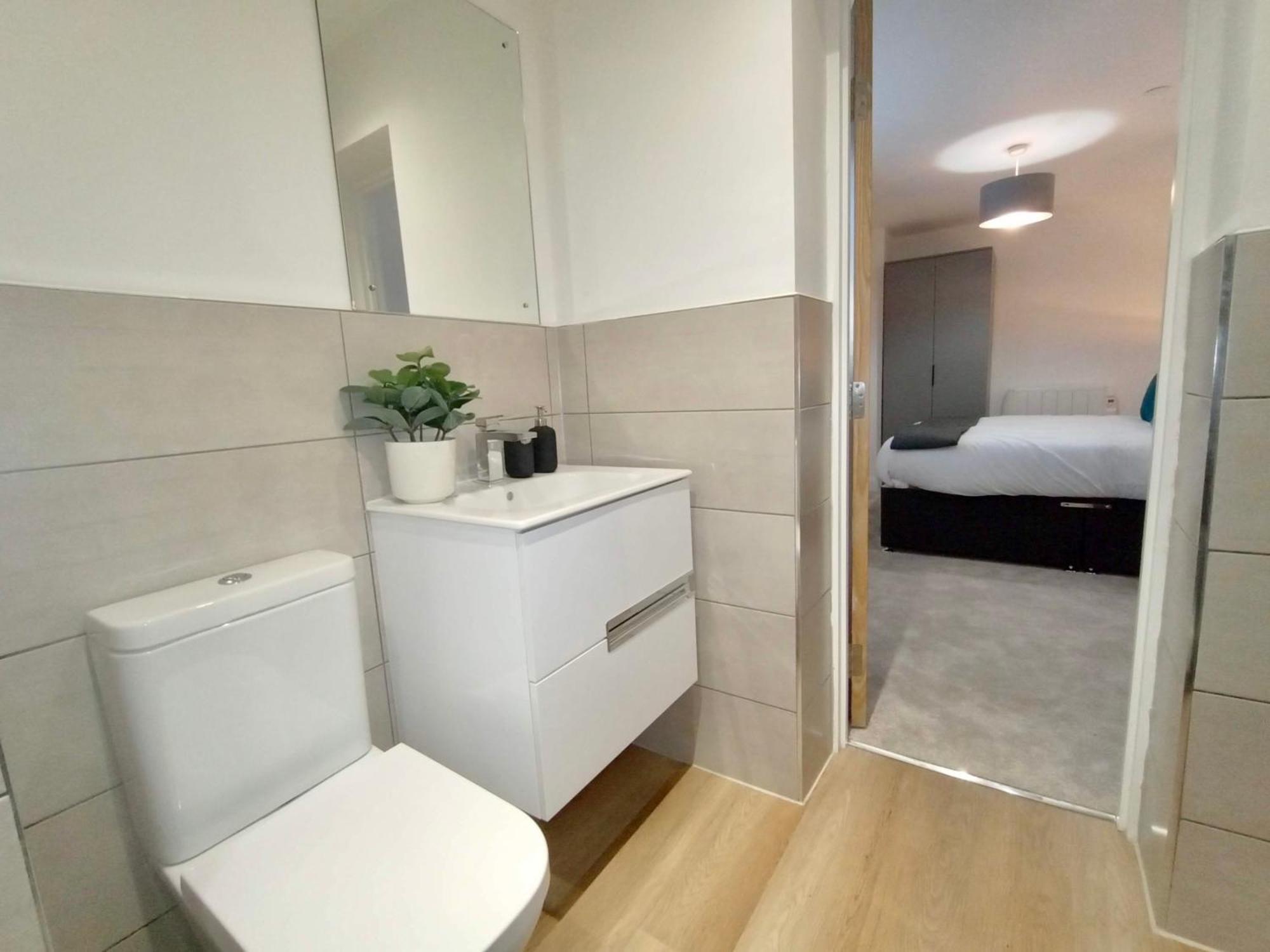 Luxury 2 Bed 2 Bath Flat Near Old Trafford Lejlighed Manchester Eksteriør billede